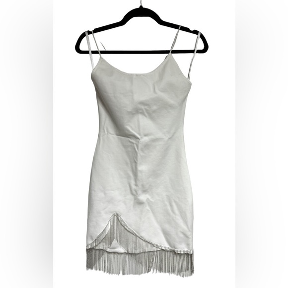 REVOLVE superdown Elaine Fringe Dress in White - Picture 5 of 6